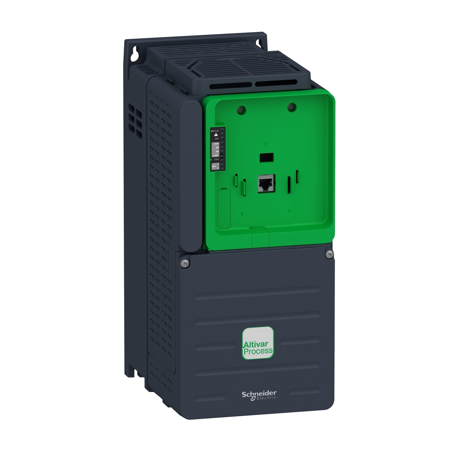 ATV930D11N4ZU ATV900 3-Phase Standard Variable Speed Drive, 380 to 480 V, 19.8, 17 A Normal Duty/14.1, 12.5 A Heavy Duty, 15.0 hp Normal Duty/10.0 hp Heavy Duty, 6.10 in W x 8.86 in D