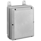 Circuit Safe Polycarbonate JIC Enclosure Assembly with Screw-On Opaque Cover, Internal Dimensions 6 Inches x 6 Inches x 5.45 Inches, External Dimensions 6.5 Inches x 6.5 Inches x 6.69 Inches