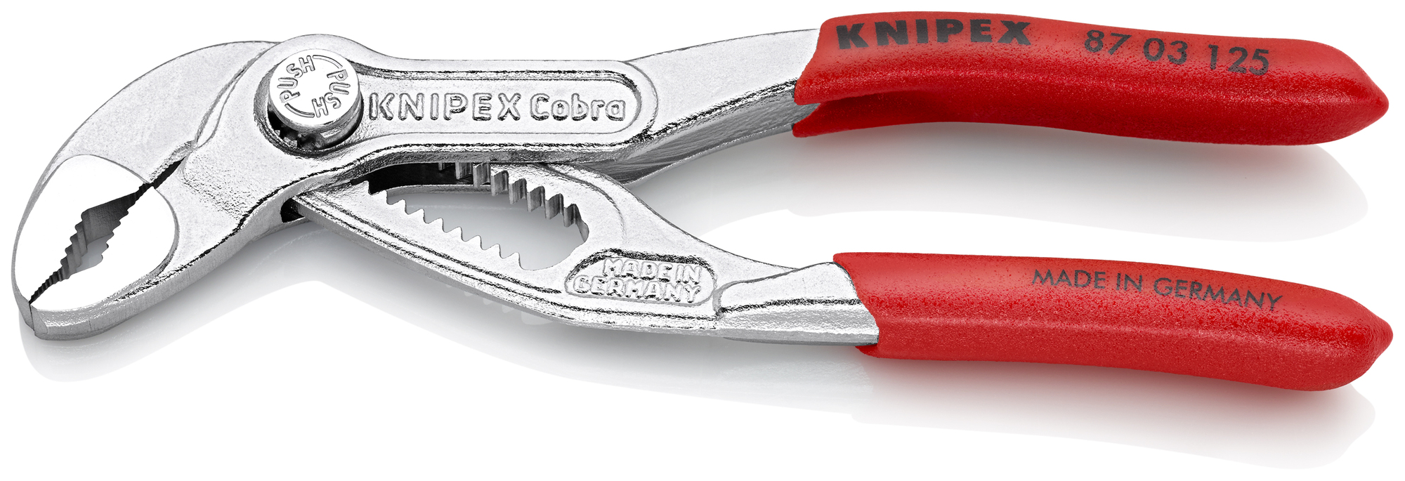 Cobra Water Pump Pliers, 5 in., Plastic Coating