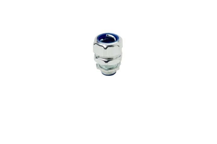 5339 T&B Insulated Straight Conduit Connector, 3 in Trade, Malleable Iron, Chromate Coated/Electro-Zinc Plated