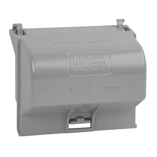 CKMU Red Dot Code Keeper Medium Universal Weatherproof While-In-Use Cover, 3-1/4 in D, Die Cast Aluminum