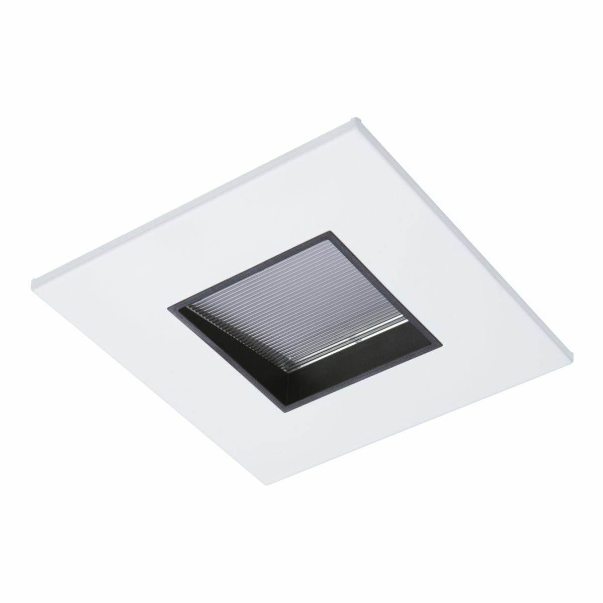 TL46S6GMWBB Halo Asymmetric Lensed Pinhole Square Wall Wash Lighting Trim, LED Lamp, For Use With 2 in Recessed Downlight Housing and 4 in ML4D Module, Die Formed Steel