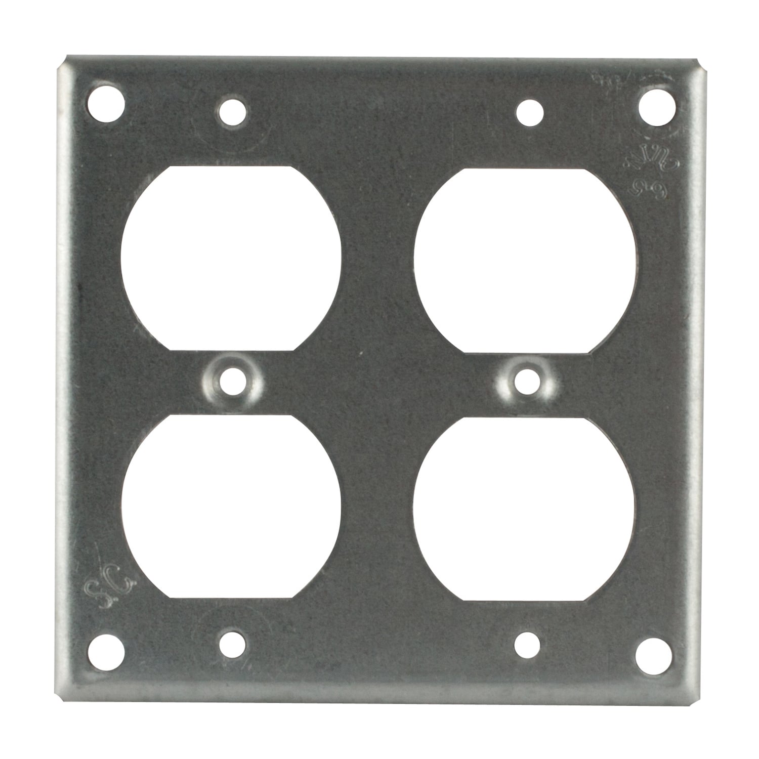 452-NEC Steel City Outlet Box Cover, 4 in L x 4 in W, Steel