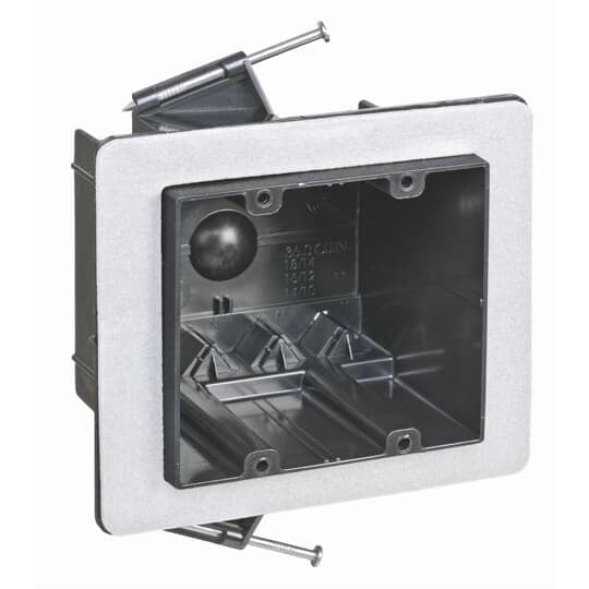 FN-236-V Carlon Non-Metallic Vaportight Box, 36 cu-in Capacity, 2 Gangs, 2 Outlets, 3-1/2 in L x 4 in W x 3-1/4 in D