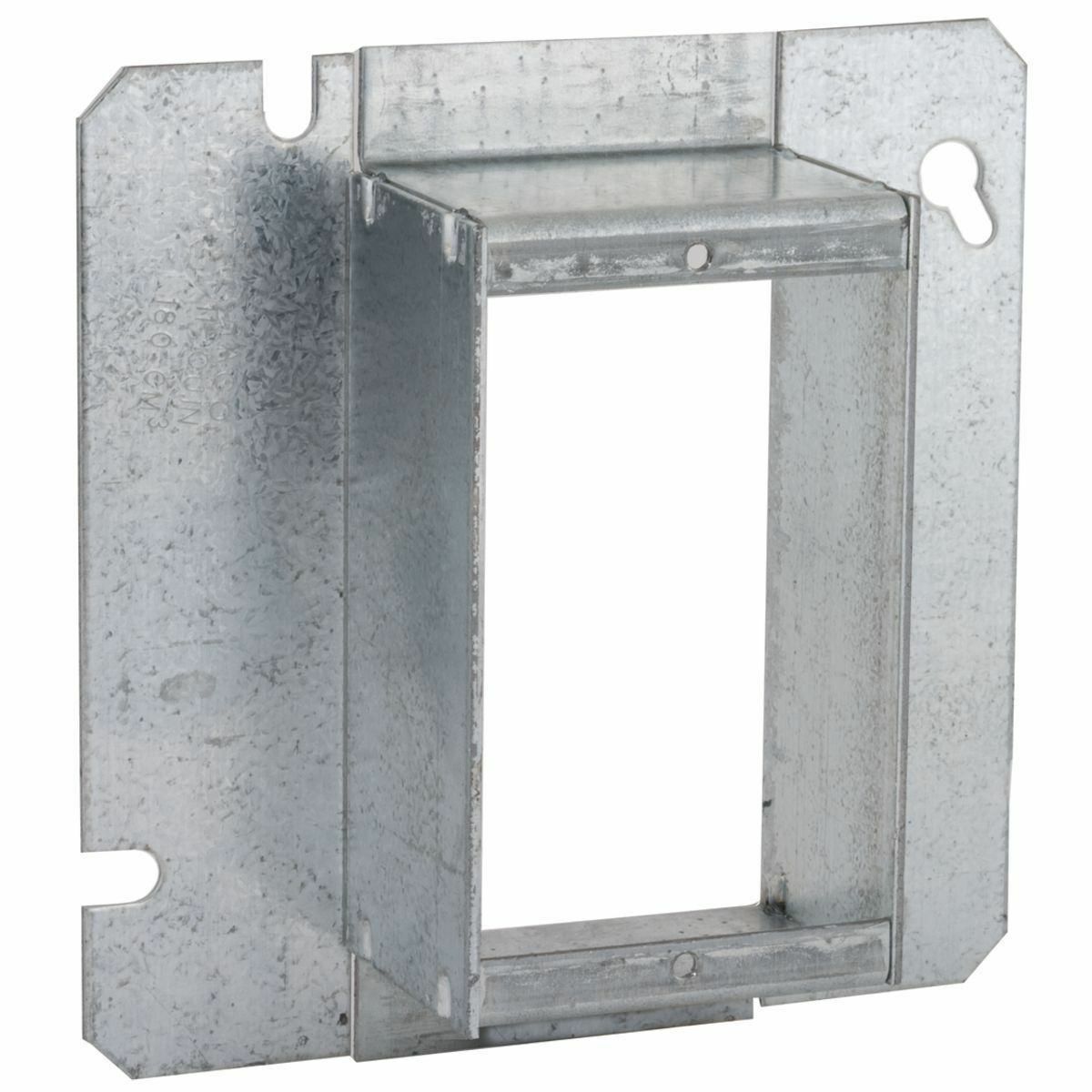 898 Machined Standard Box Cover, 4-11/16 in L x 4-11/16 in W x 1-1/2 in D, Receptacle/Switch Cover, Steel