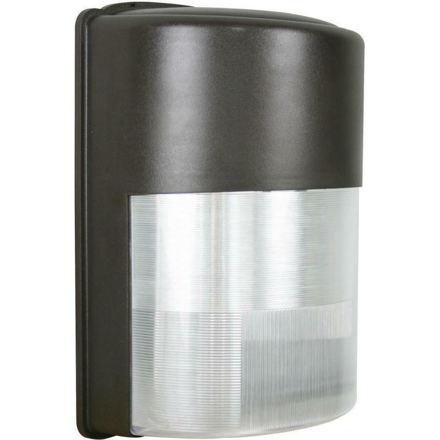 65-063 1-Module Utility LED Wallpack Fixture With Photocell, (1) LED Lamp, 120 to 277 V AC, Bronze Housing