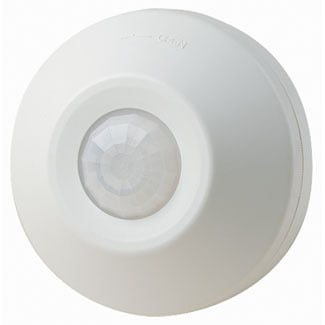 ODC0S-I2W Self Contained Occupancy Sensor, 220 VAC, PIR Sensor, 530 sq-ft Coverage, 360 deg Viewing