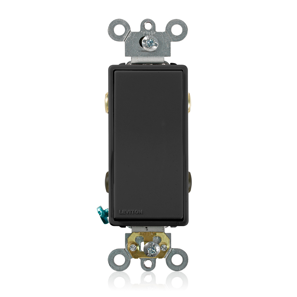 5624-2E Decora 4-Way Self-Grounding AC Quiet Switch, 120/277 V AC, 20 A, 1 hp, 2 hp Power Rating