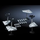 Levelling feet, for base/plinth TS, stainless steel and base/plinth, complete, stainless steel