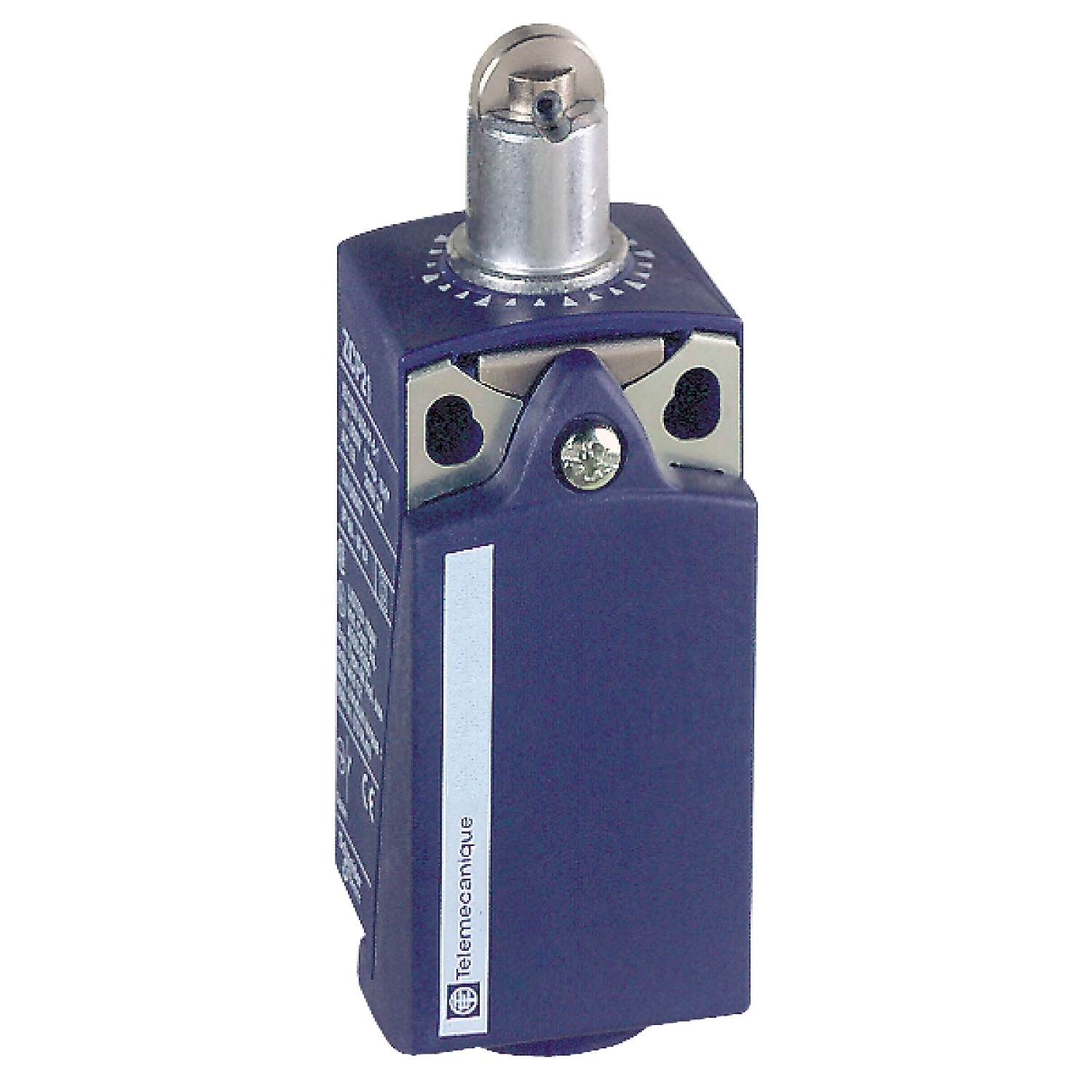 XCKP2102G11 XCKP Fixed Standard Plunger Actuated Limit Switch, 240 V AC/250 V DC, 10 A, Spring Return Roller Plunger Actuator, 1NO-1NC Contact, 2 Poles