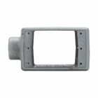 Eaton Crouse-Hinds series Condulet FS device box, Shallow, Double face, Feraloy iron alloy, Single-gang, 3/4"