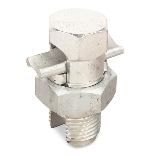 APS04 Blackburn Type APS Dual Rated Split Bolt Connector, 10 to 4 AWG Stranded Aluminum/Copper Conductor, 0.5937 x 1.48 in Bolt, Aluminum