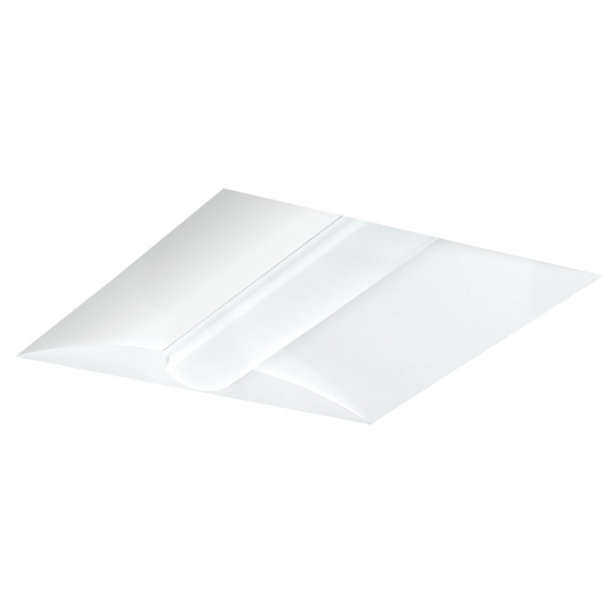 CCL24-5040 Center Lens Troffer, (1) Lamp, 120 to 277 V AC, Steel Housing