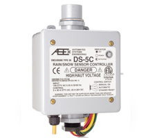 DS ROOF/GUTTER CONTROLLER 120/240/277V DUAL 30A, W/BUILT IN SENSOR