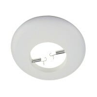 17508WH Smooth Open Trim, 4 in ID x 8 in OD, Incandescent Lamp, For Use With 6 in Recessed Housing, Aluminum