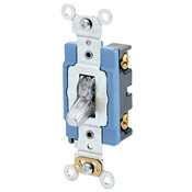 1201-LHC Illuminated-OFF Self-Grounding AC Quiet Toggle Switch, 120 V AC, 15 A, 1/2 hp Power Rating
