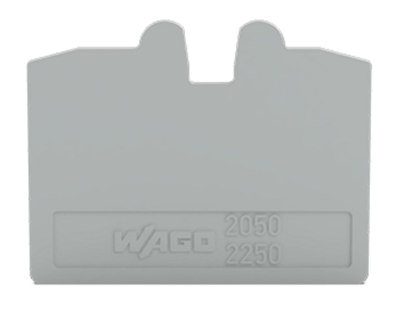2050-1291 2050 End and Intermediate Plate, For Use With TOPJOB S Series Rail Mounted Terminal Blocks, Polyamide 6.6, Gray