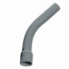 Schedule 40 Elbow, Size 3 Inches, Bend Radius 40 Inches, Bend Angle 30 Degrees, Material PVC, Belled End