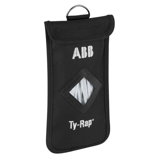 TY-TOTE-25 Ty-Rap Cable Tie Dispenser, For Use With 8 in Tie, 185 deg F, Polyester, Black