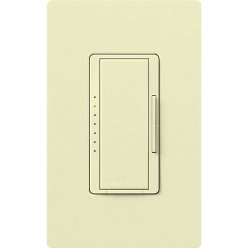 RRD-10ND-AL Maestro RF Dimmer for RA2 Select/RA3 Systems, 150W LED/1000VA MLV, 1 Pole/Multi-Location, Neutral Required, 120V, Almond