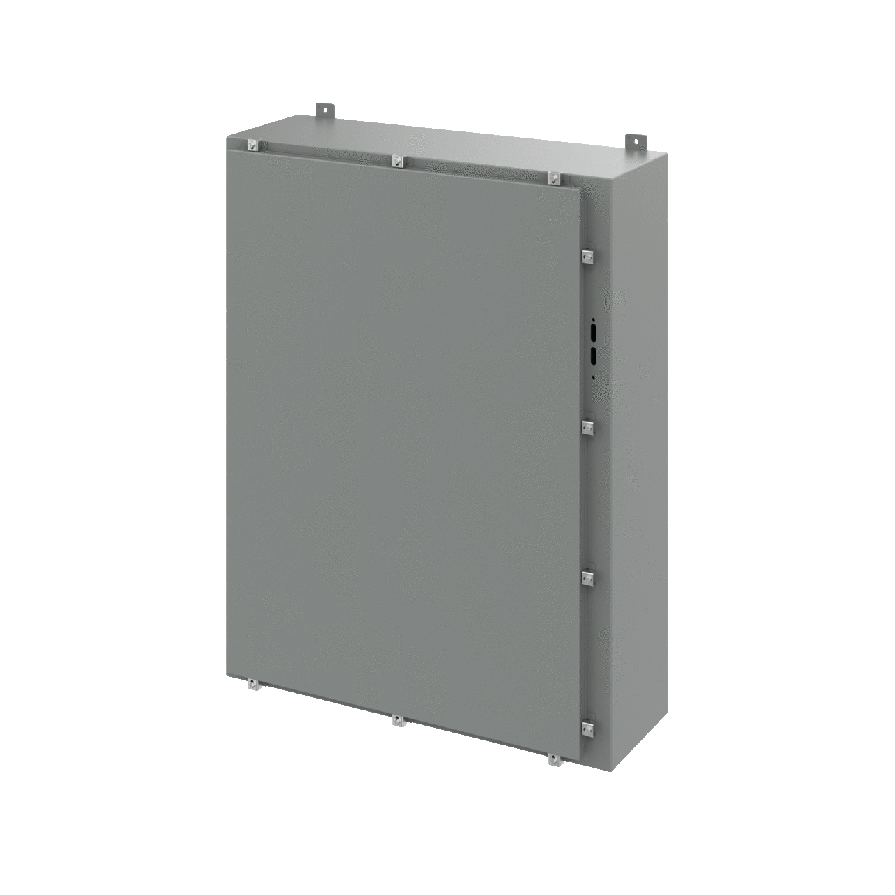 A48HS3712LP A19 Disconnect Enclosure With Clamp, 48 in L x 37.38 in W x 12 in D, NEMA 4/IP66 NEMA Rating, Steel