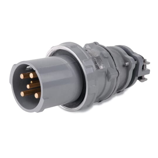 DS3404MP000 Russellstoll MaxGard Male Plug, 480 V AC, 30 A, 3 Poles, 4 Wires