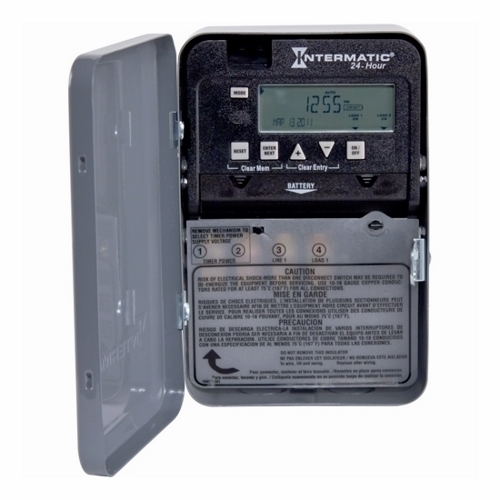 ET1105C ET1100 Electronic Timer Switch, 1 min to 23 hr 59 min Setting, 120/277 V AC, 1, 2 hp, 1NO 1 Form A SPST Contact, 1 Poles