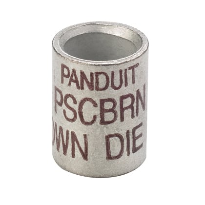 PSCRED-L Pan-Lug Parallel Splice, 2.5 to 6 sq-mm Copper Stranded Conductor, 0.27 in OD Barrel, 1/2 in L, Copper