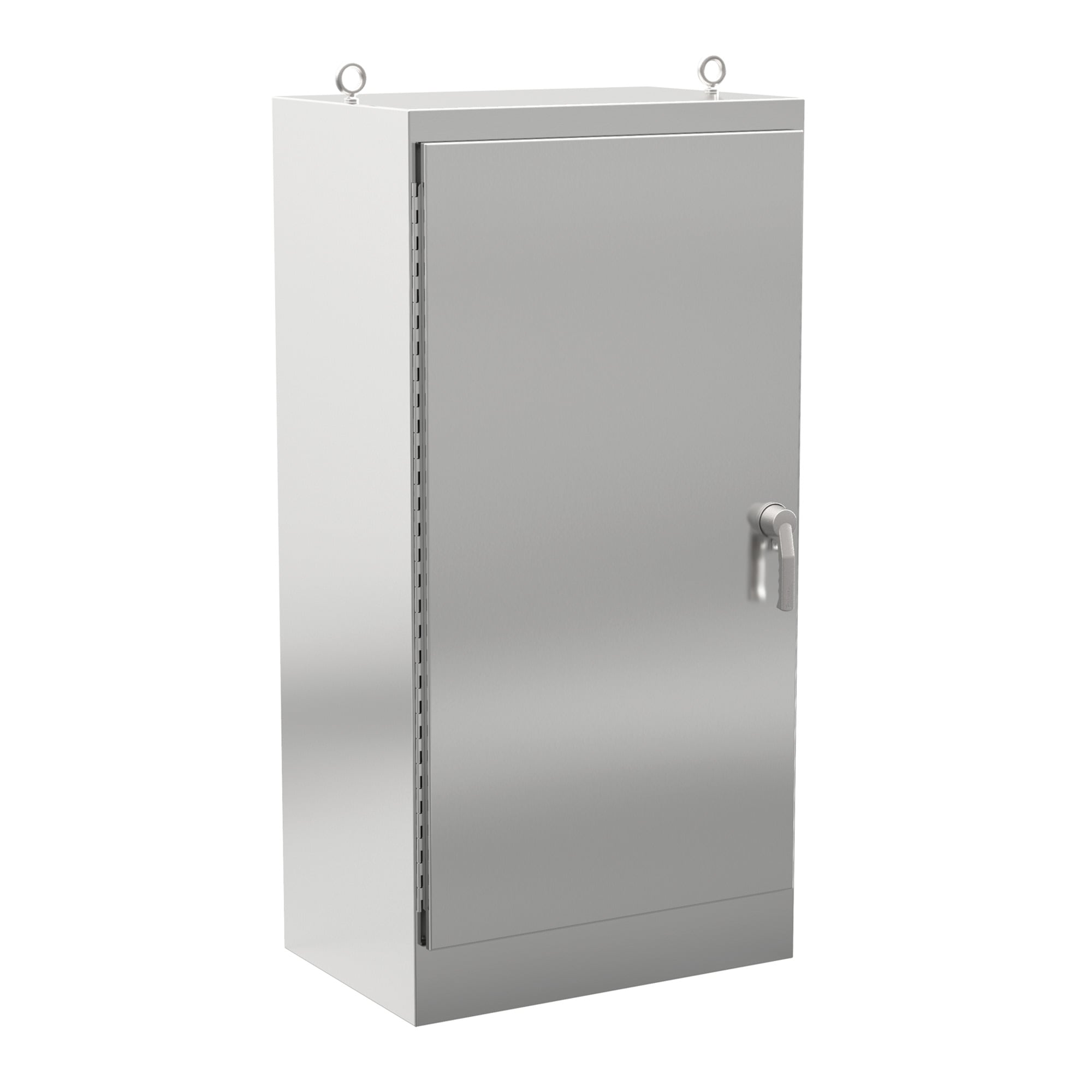 A602418SSFSN4 A30S4 1-Door Single Access Enclosure, 60.06 in L x 24.06 in W x 18.06 in D, NEMA 4X/IP66 NEMA Rating, 304 Stainless Steel