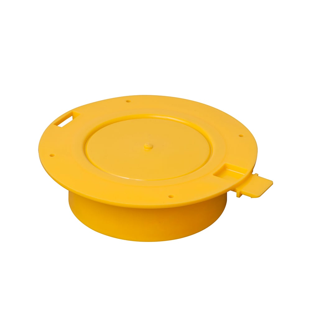 EMT400CFT Conduit Cap and Insulating Bushing With Flange and Coupler, 4 in, For Use With 4 in EMT, Rigid, IMC and PVC Rigid Conduit, Plastic