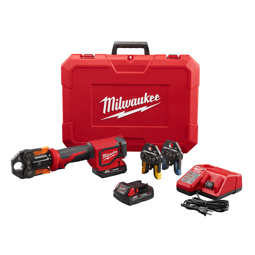 2674-22P Press Tool Kit, Up to 1 in Crimping, 18 V DC, Li-Ion Battery, 13-1/2 in OAL