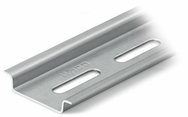 210-112 Slotted Carrier Rail, 1.37 in L x 78.64 in W x 0.29 in H, Steel