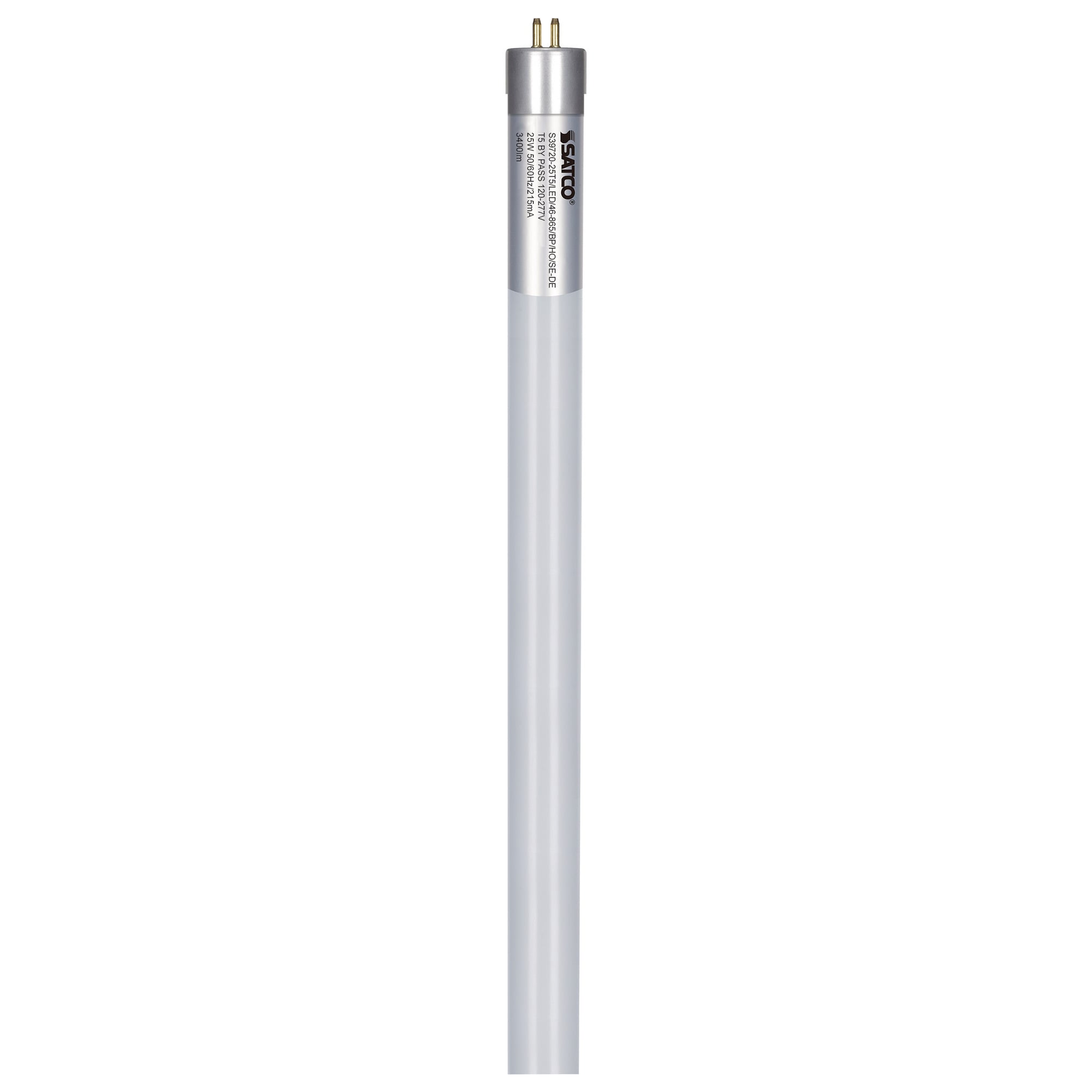 S39720 Tubular Bulb, 25 W, 54 W Incandescent Equivalent, T5 Shape, 3400 Lumens