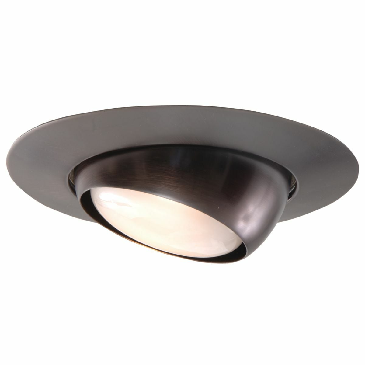 78TBZ Halo Air-Tite H7 78 30 deg Tilt Self-Flanged Round Lighting Trim, 6 in ID x 8 in OD, For Use With H7ICTNB, H7ICATNB Housing and H7 Downlight Fixture, Metal