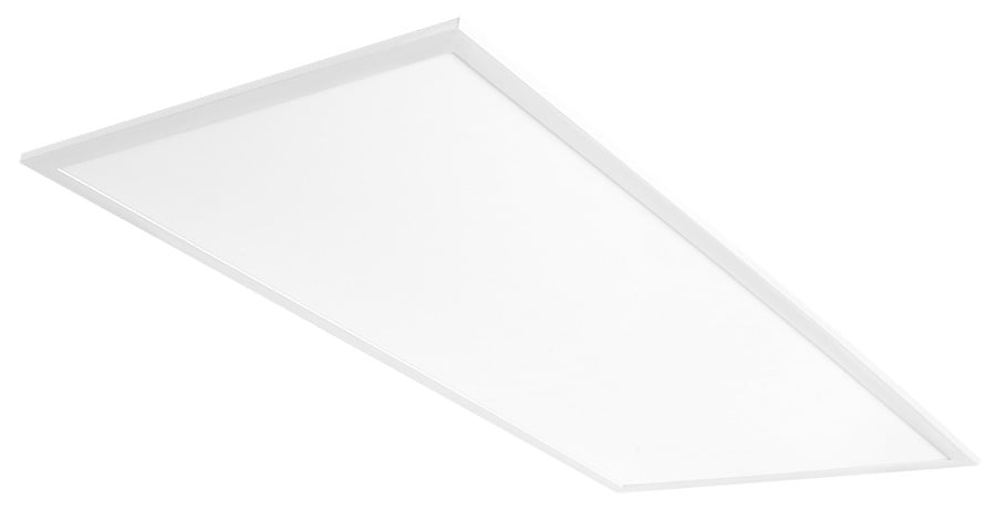 EZPAN2X4-40N/D10/E2 EZPAN Standard Edgelit Panel Light With Emergency Battery Backup, LED Lamp, 40 W Fixture, 120/208/240/277 V AC, Aluminum Housing
