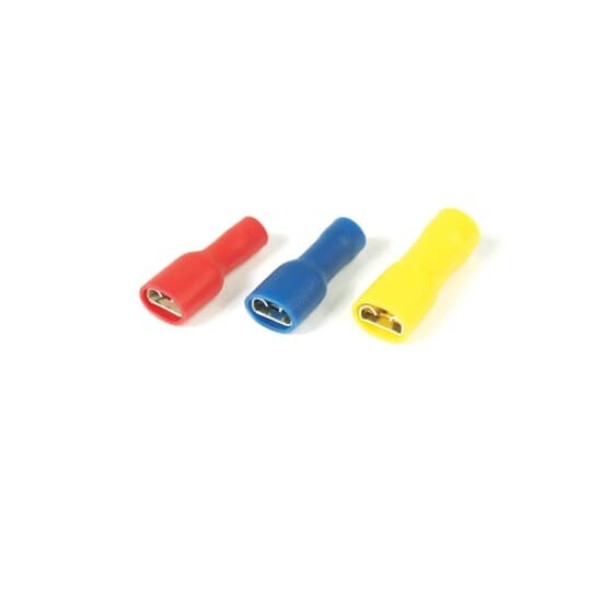 TVF14-250FDD-XV Spec-Kon Female Disconnect, 16 to 14 AWG Conductor, 1/4 in Tab, Blue, Fully Insulated