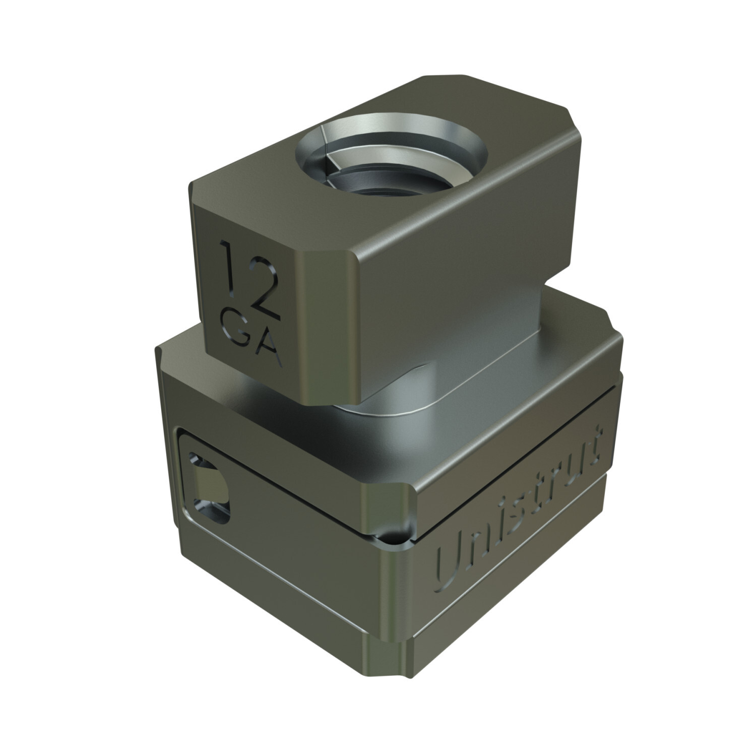 Strut Nut,12 GA,1/4"-20, EG