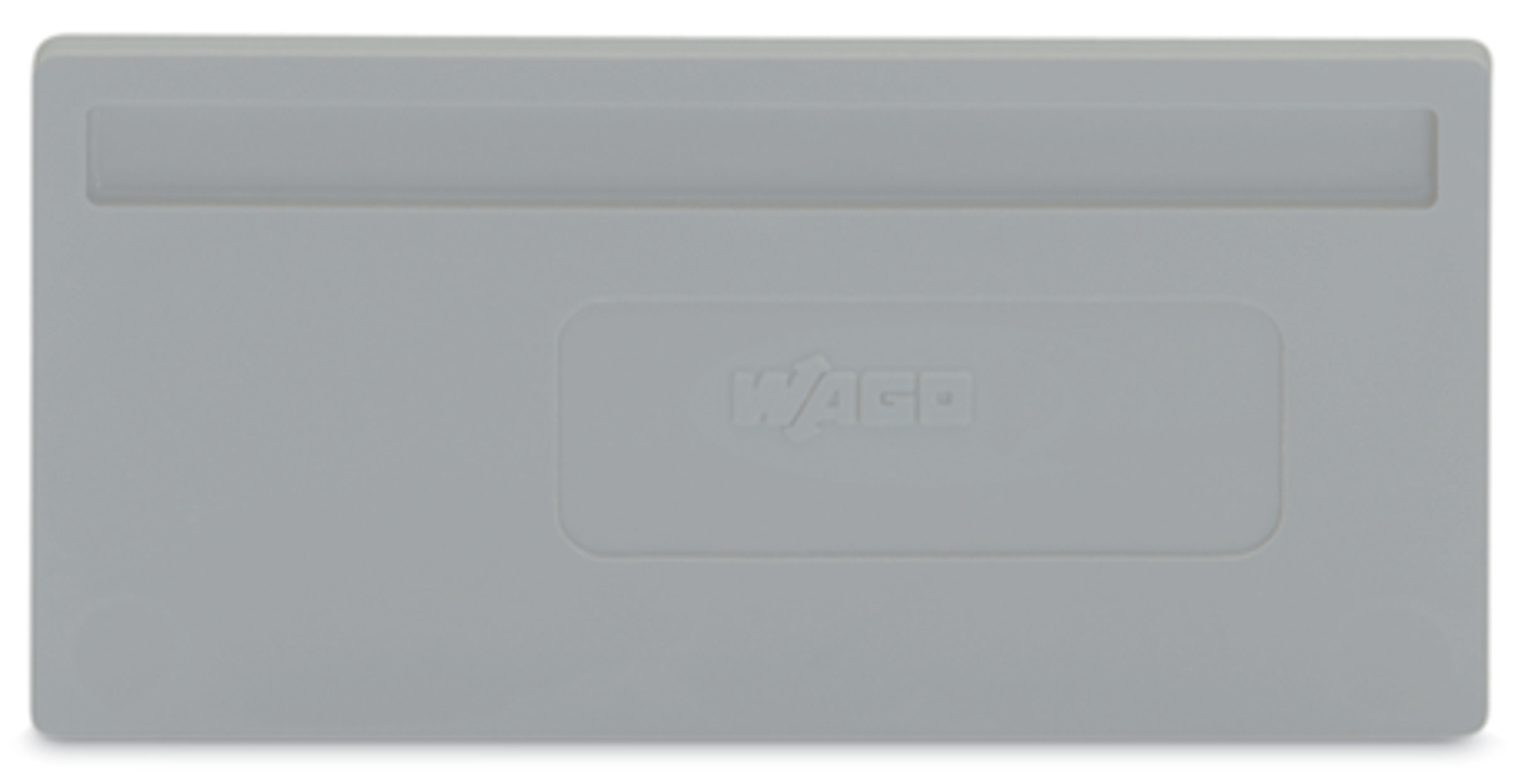 281-330 Separator Plate, For Use With Rail Mounted, Polyamide, Gray