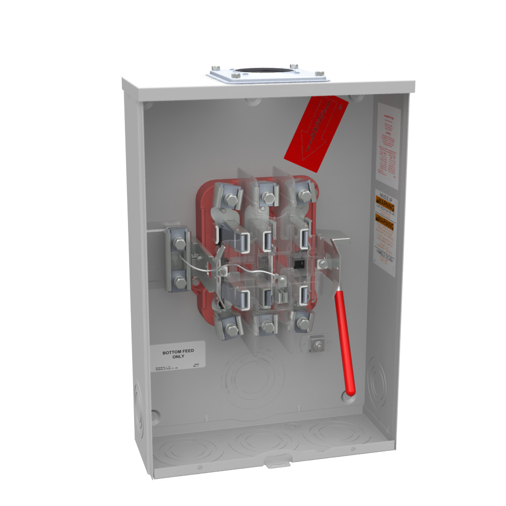 U4701-RRL 7 Term, Ringless, Large Hub Opening Adapt to Small, Lever Bypass, Extension Hex