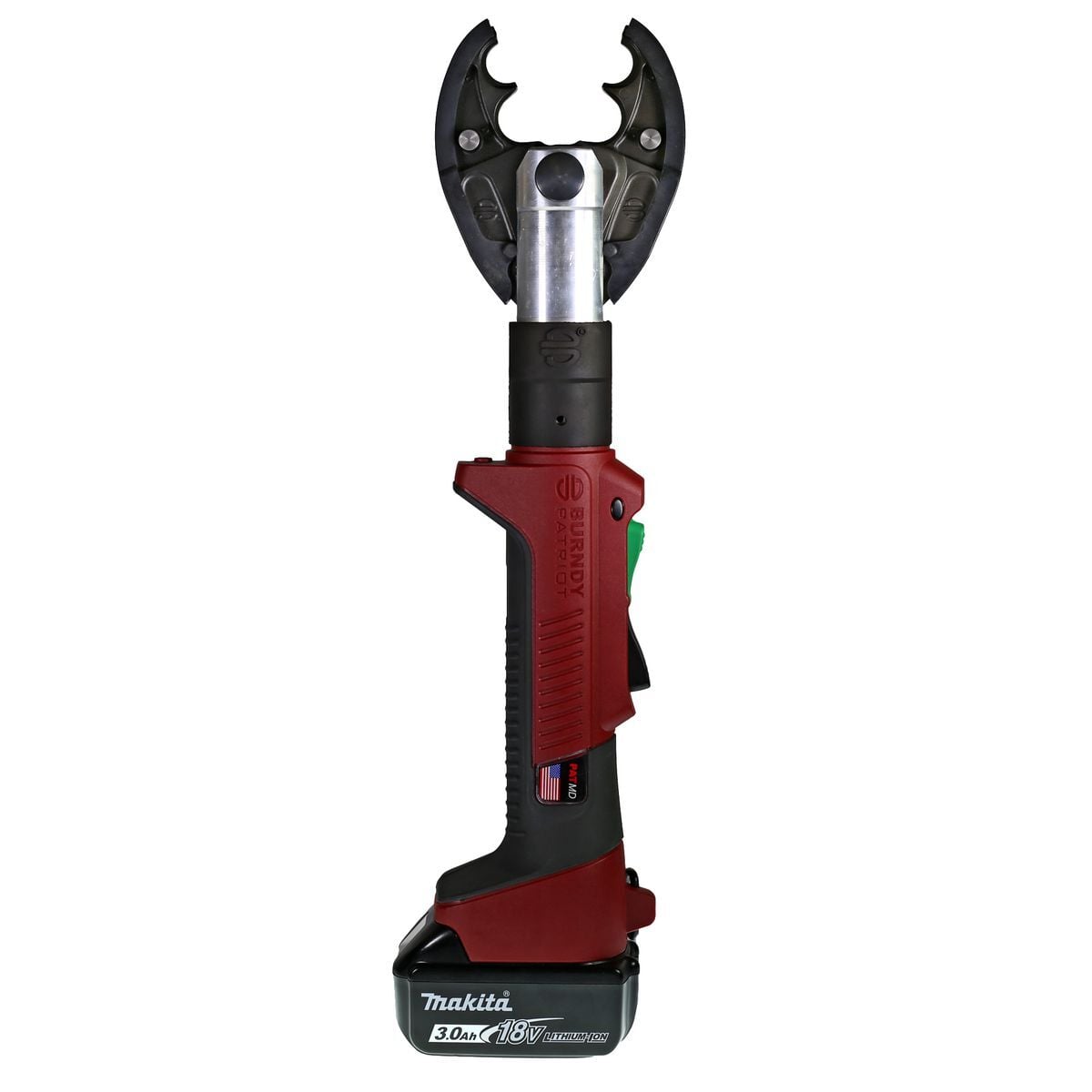 PATMD68LW W-Die Cordless Crimper, 8 AWG to 500 kcmil Copper, 8 AWG to 350 kcmil Copper, 14 AWG to 350 kcmil AAC/Solid, 4 to 4/0 AWG ACSR/Solid Crimping, 6 ton Crimping, 18 V DC, Li-Ion Battery, 18.73 in OAL