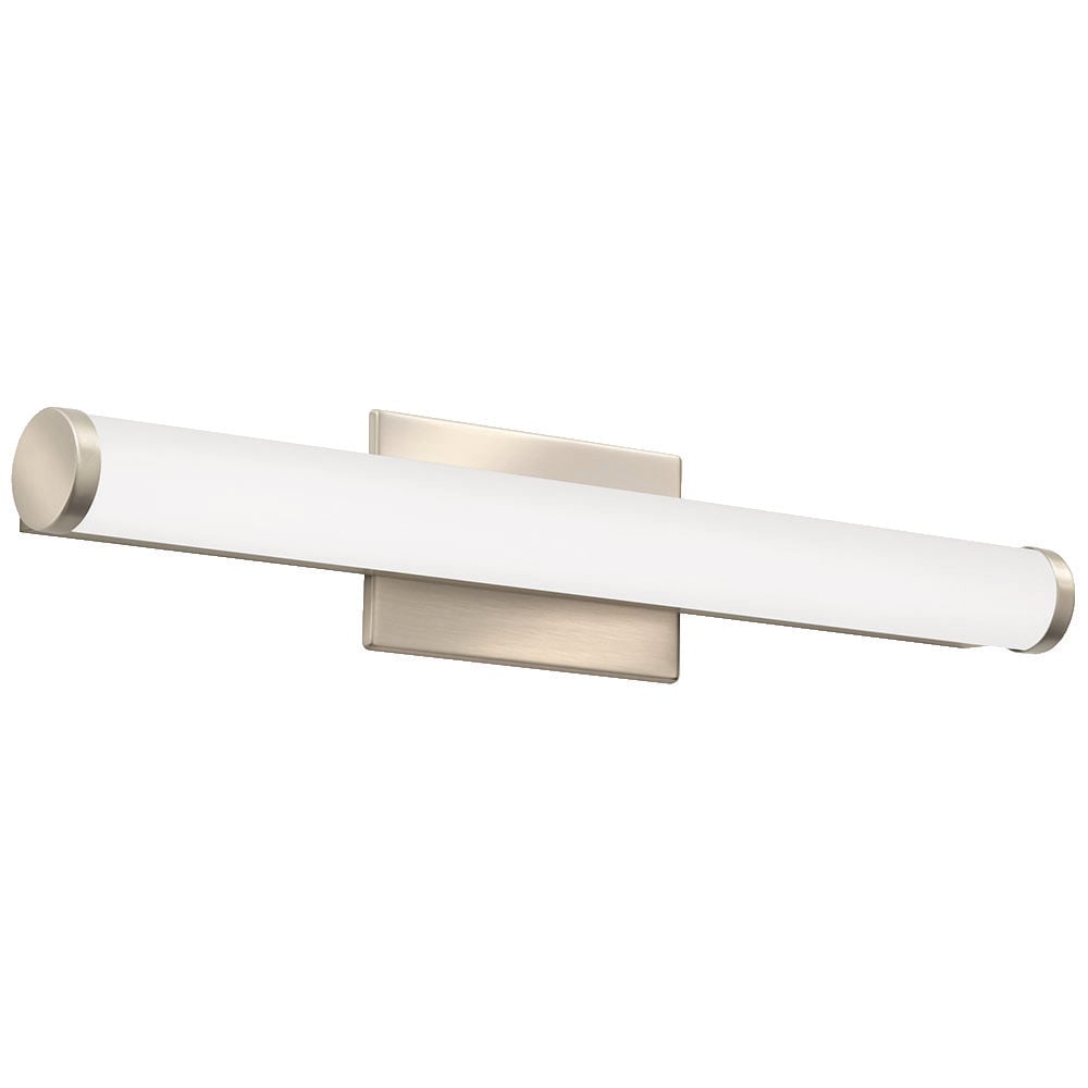 FMVCCLS 24IN MVOLT 30K35K40K 90CRI BN M6 FMVCCLS Contemporary Cylinder Decorative Vanity Fixture, 18 W Fixture, 120 to 277 V, Brushed Nickel Housing