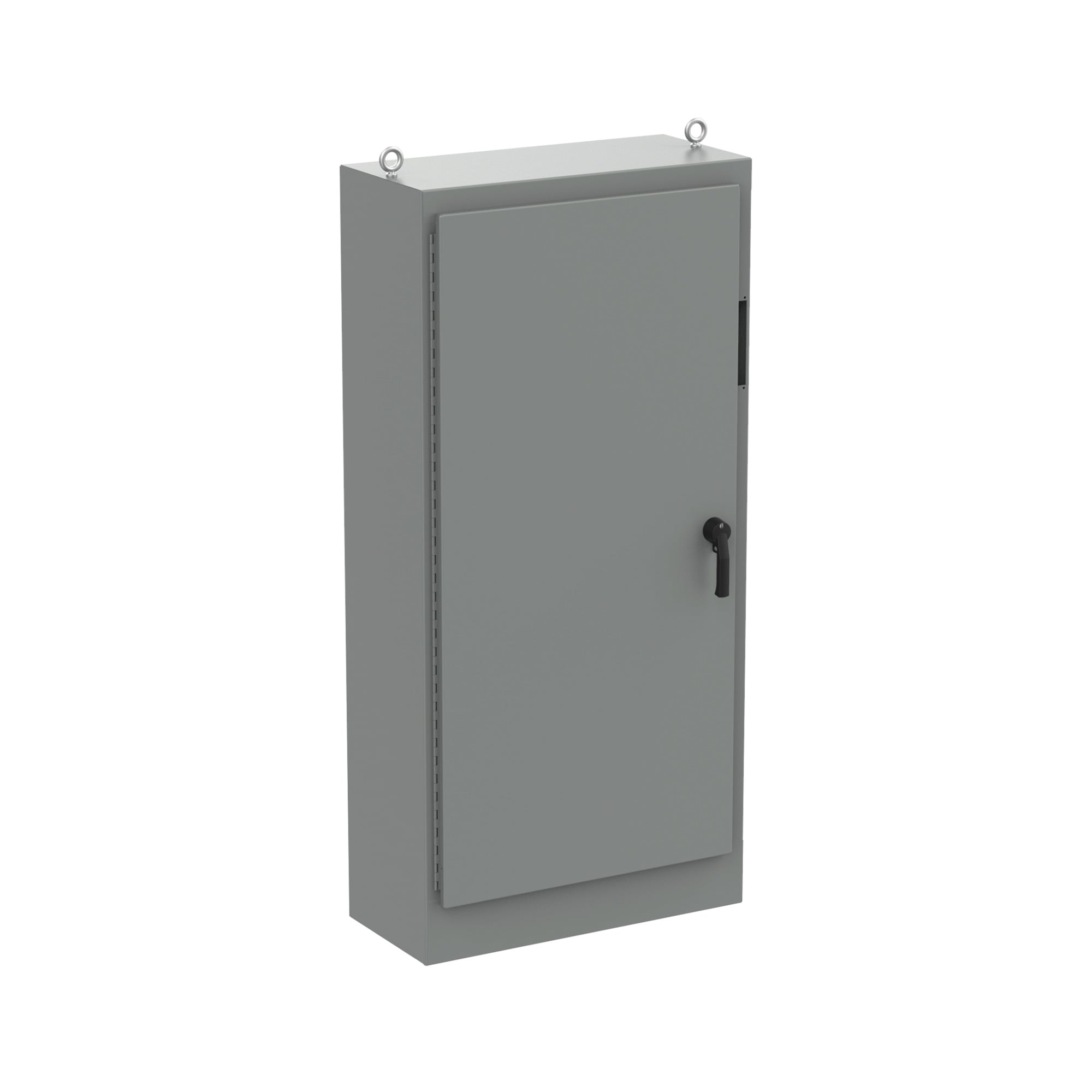 A84XM4018FTCLP4 A4L3D 1-Door Free Stand Large Disconnect Enclosure, 84.12 in L x 40-1/4 in W x 18.12 in D, NEMA 3R/3RX/4/4X/12/IP66 NEMA Rating, Steel