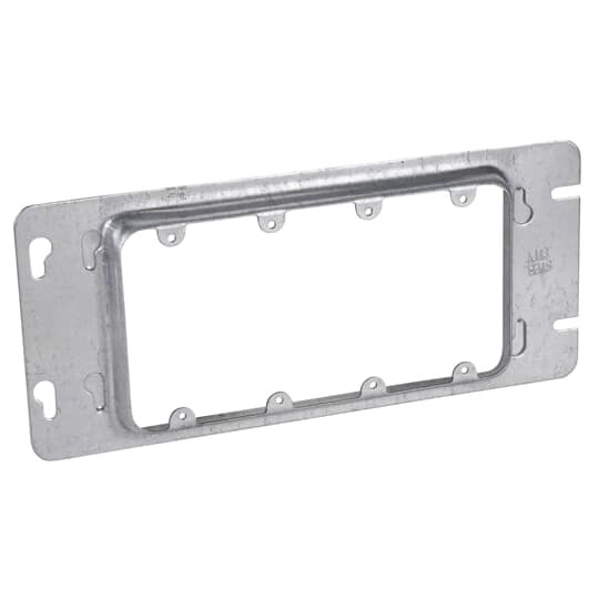 4-GC Steel City Outlet Box Cover, 10-5/8 in L x 4-11/16 in W, Steel