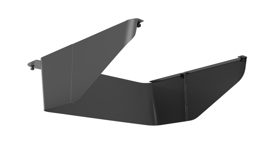 ALEDSHS low Profile House Side Shield, For Use With ALED Area Light, Small Size