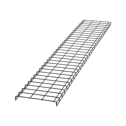 WG18BL10 Wyr-Grid Pathway Cable Tray, 118-7/20 in L x 18 in W, Steel
