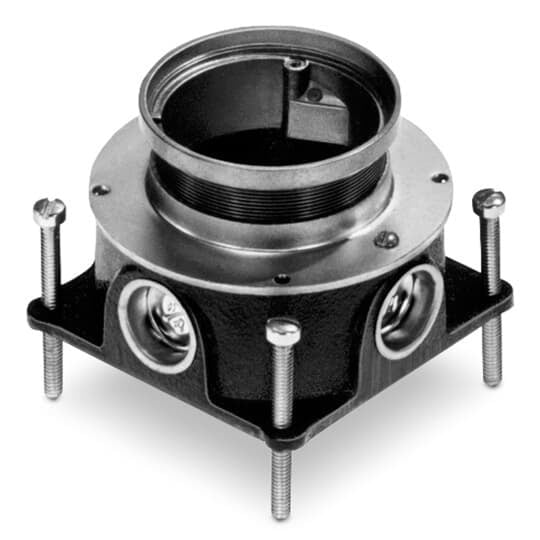 78-SC Steel City Flush Service Floor Box, Cast Iron, 24 cu-in Capacity, 1 Gang, 3-7/8 in L x 2-13/16 in D