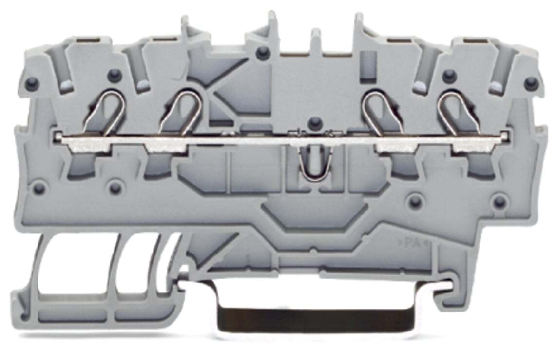 2000-1405 2000 4-Conductor Terminal Block, 1.29 in L x 0.13 in W x 2.63 in H, Polyamide