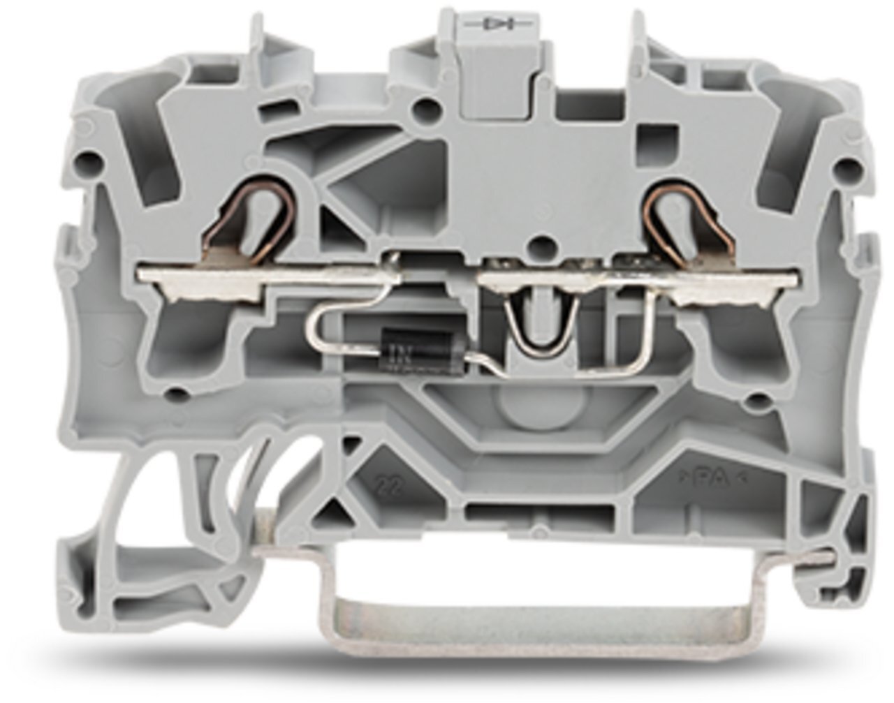 2002-1211/1000-410 Operating Tool Component Terminal Block, 250 V, 0.5 A, 22 to 12 AWG Wire, 1 Poles, DIN Rail Mount