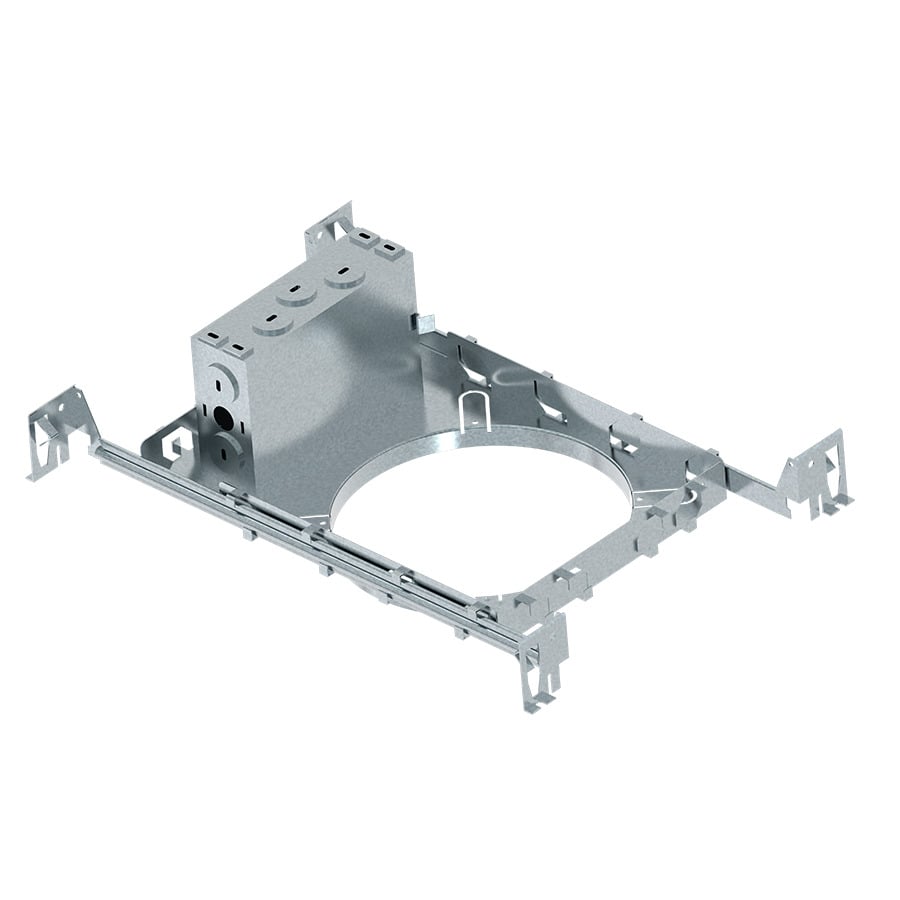 DLFRAME/C6R Mounting Frame Recessed Lighting Fixture, Metal Housing