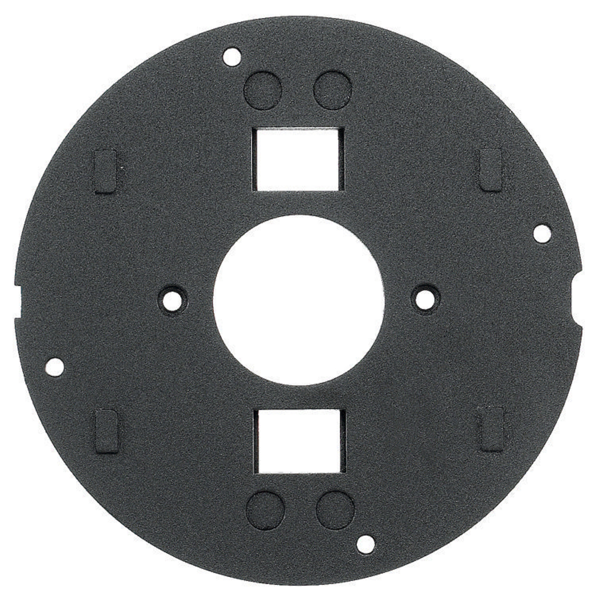 S1SPTL Standard Fire-Rated Poke-Through Sub Plate, 5.36 in Dia, 6.26 in L, Cast Aluminum